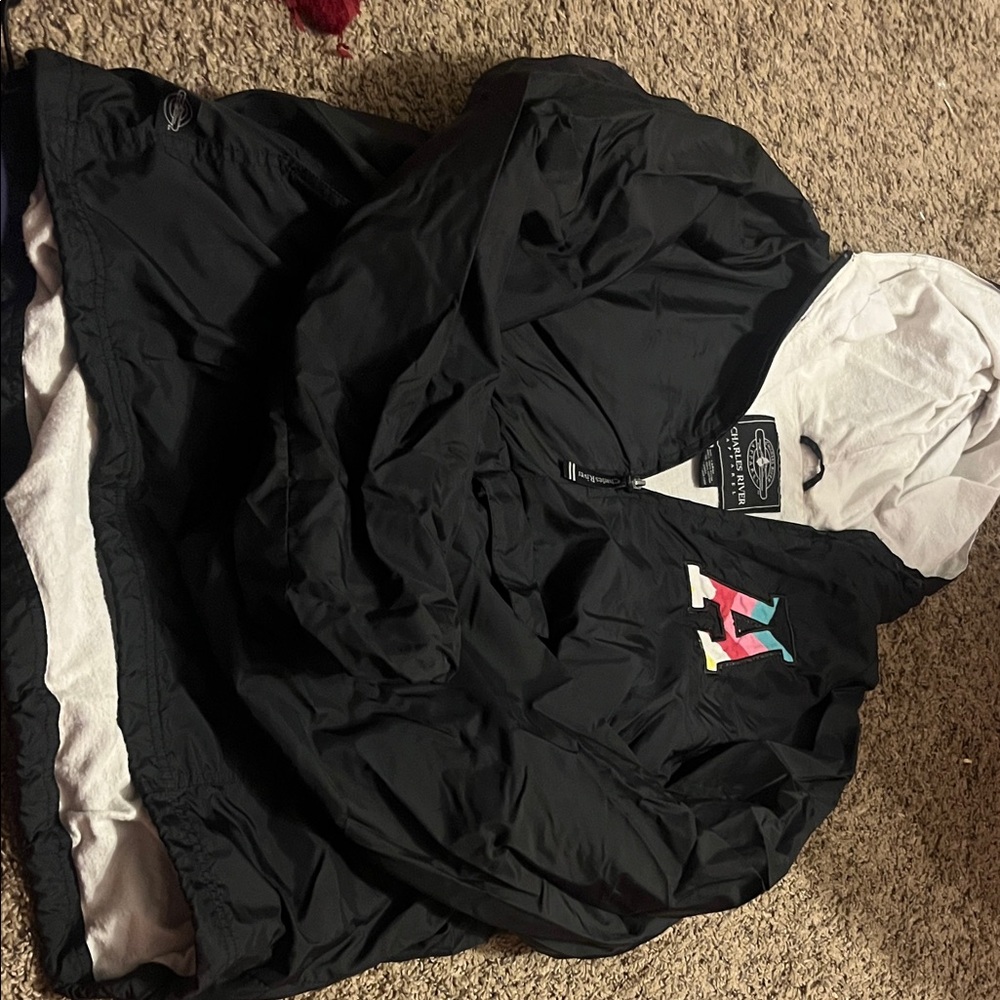 Charles David Black and White Hoodie